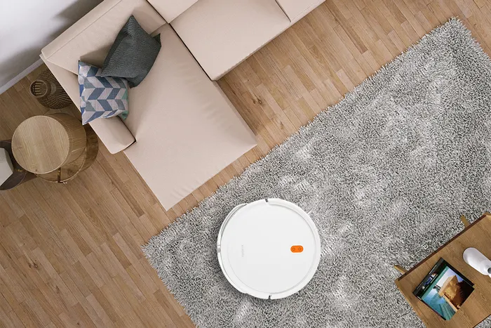 Robot hút bụi lau nhà Xiaomi Vacuum E5 - Trắng - Thiết kế