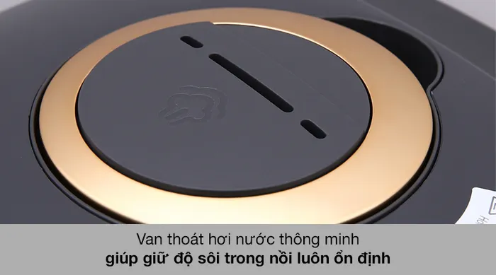 Nồi cơm điện tử 1 lít Electrolux E7RC1-550K - Van thoát hơi nước
