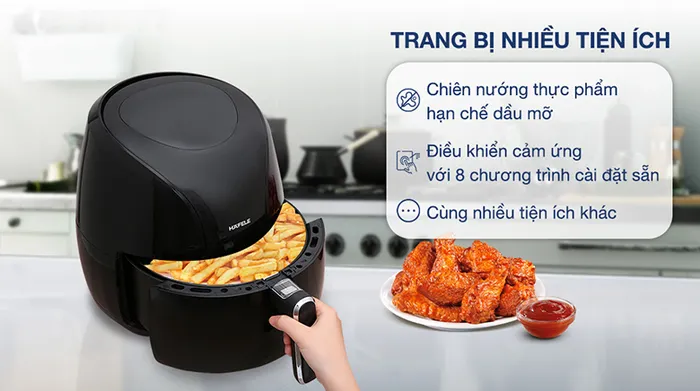 Nồi chiên không dầu Hafele HS-AF601B (535.43.714) - Tiện ích