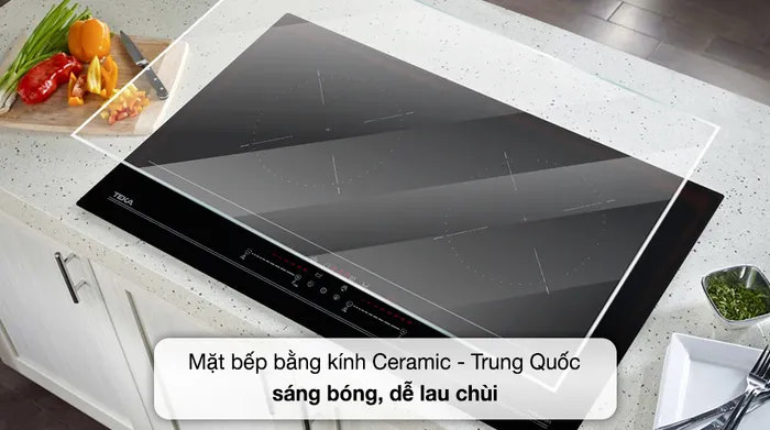 Thiết kế, chất liệu - Bếp từ đôi lắp âm Teka IBC 7320 D