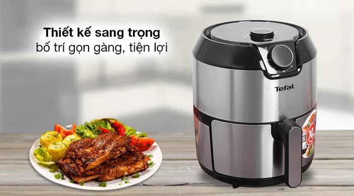 Nồi chiên không dầu Tefal EY201D15 4.2 lít - Thiết kế nồi chiên không dầu sang trọng