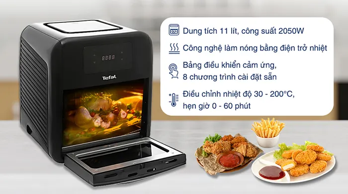 Lò chiên không dầu Tefal FW501815 11 lít - Tổng quan
