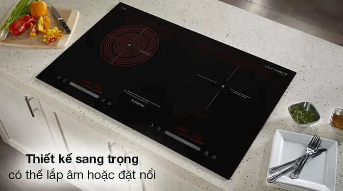 Bếp từ hồng ngoại Junger SIS-68 - Thân bếp thiết kế tinh tế
