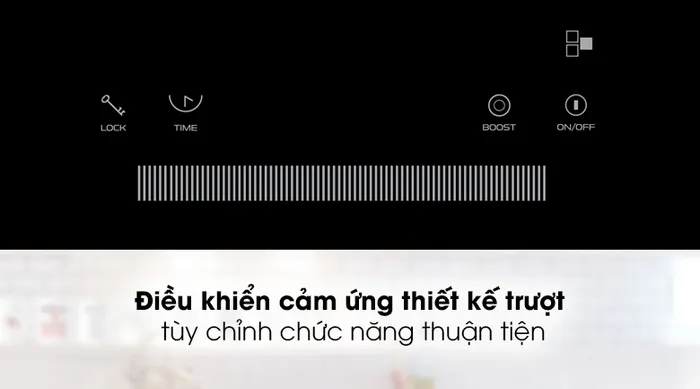 Bếp từ hồng ngoại ba vùng nấu Junger CEJ-300-IIF - Tích hợp bảng điều khiển cảm ứng có thiết kế trượt