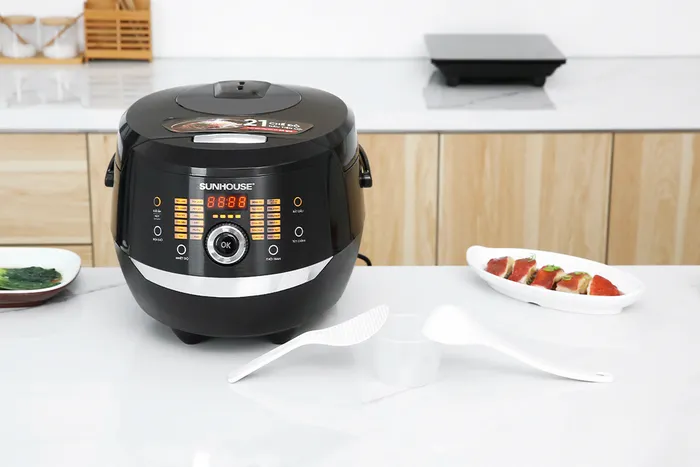 Nồi cơm điện tử Sunhouse 1.8 lít SHD8911 - Thiết kế