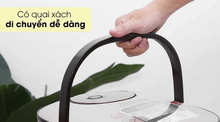 Nồi cơm điện tử Sunhouse mama 1.5 lít SHD8915 - Quai xách giúp bạn di chuyển, cất giữ nồi dễ dàng