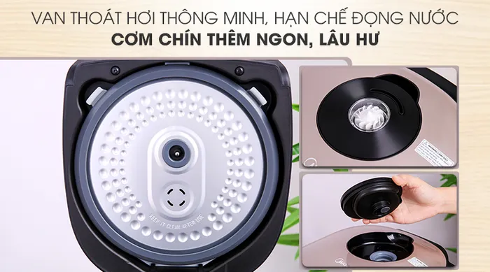 Van nồi cơm điện tử Midea MB-FS5023 1.8 lít
