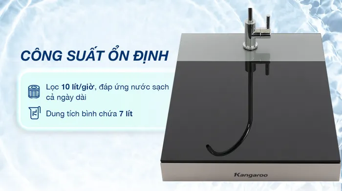 Máy lọc nước RO Kangaroo KG12NA 12 lõi - Công suất