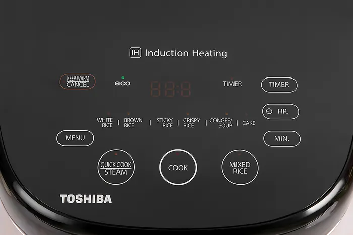 Bảng điều khiển -  Nồi cơm cao tần Toshiba 1.8 lít RC-18IX1PV