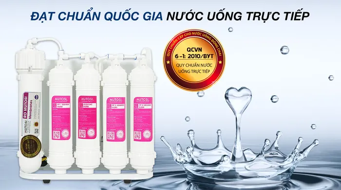 Máy lọc nước RO Mutosi MP-1101 11 lõi - Đạt chuẩn