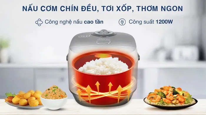 Nồi cơm cao tần Sunhouse Mama 1.8 lít SHD8959 - Công nghệ, công suất