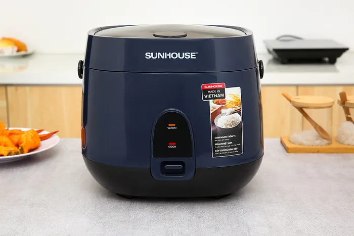 Nồi cơm nắp gài Sunhouse 1.8 lít SHD8611N - Thiết kế, chất liệu