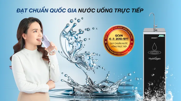 Máy lọc nước RO Sanaky VH101HP - Nước sạch