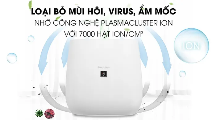 Máy lọc không khí Sharp FP-J30E-A 50W - Plasmacluster ion