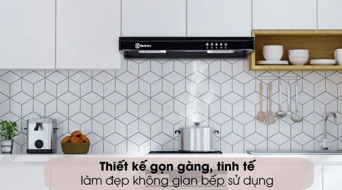 Gọn đẹp - Máy hút mùi âm tủ Electrolux EFT6032K