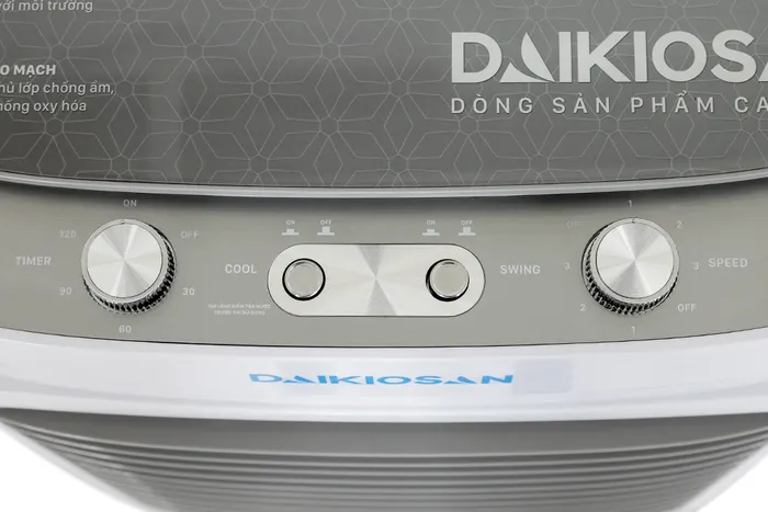 Quạt điều hoà Daikiosan DM102 - Bảng điều khiển