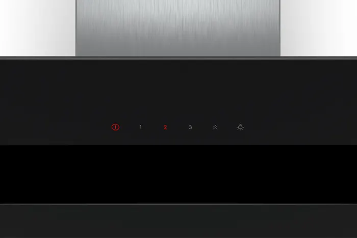 Bảng điều khiển - Máy hút mùi kính vát Bosch DWK67CM60B