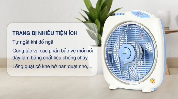 Quạt hộp Senko BD1012 - Tiện ích