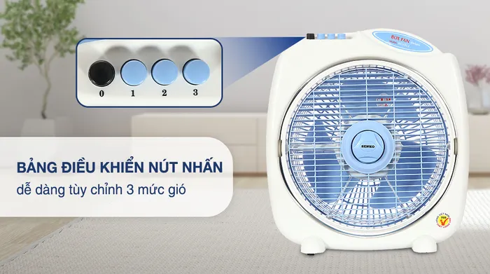Quạt hộp Senko BD1012 - Bảng điều khiển