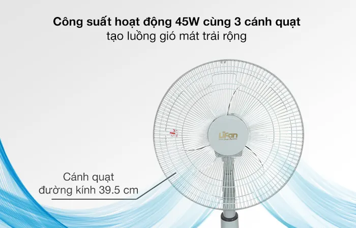 Công suât - Quạt lửng Lifan QL-216