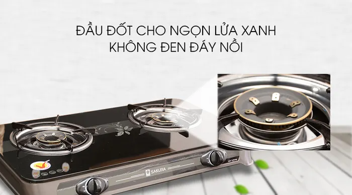 Bếp ga đôi Sakura SA-650G
