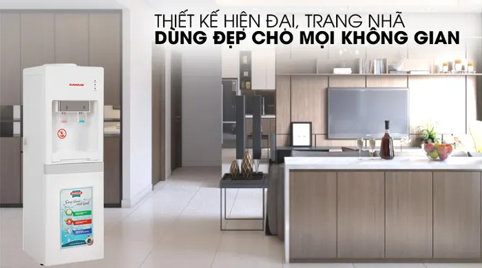 Thiết kế đẹp - Cây nước nóng lạnh Sunhouse SHD9612