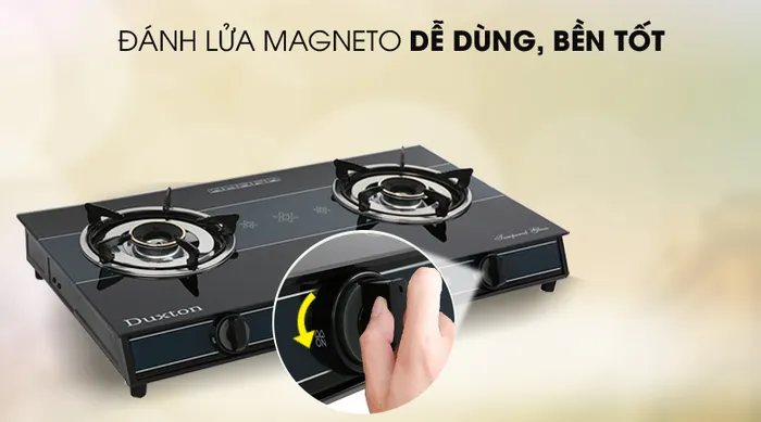 Dễ dùng - Bếp gas đôi Duxton DG-595