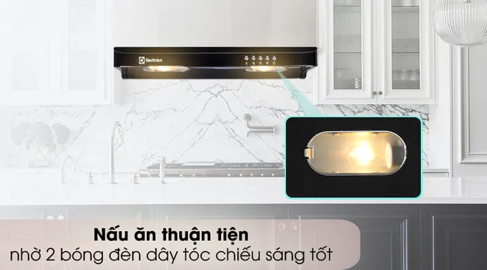Đèn chiếu sáng - Máy hút mùi âm tủ Electrolux EFT6032K