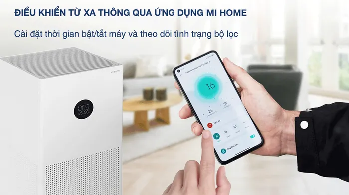 Máy lọc không khí Xiaomi Smart Air Purifier 4 lite - Điều khiển từ xa