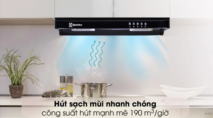 Hút hiệu quả - Máy hút mùi âm tủ Electrolux EFT6032K