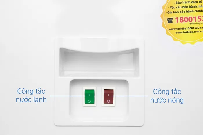 Cung cấp 2 loại nước là nước nóng và nước lạnh - Cây nước nóng lạnh Toshiba RWF-W1664TV(W1)