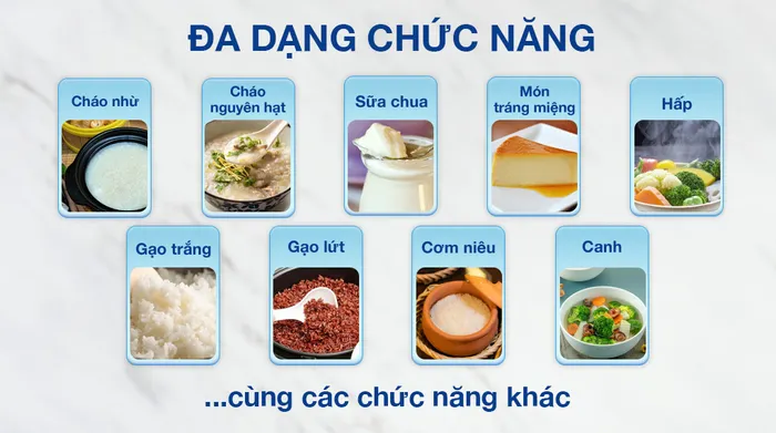 Nồi cơm cao tần Tefal 1.5 lít RK808168 - Chức năng