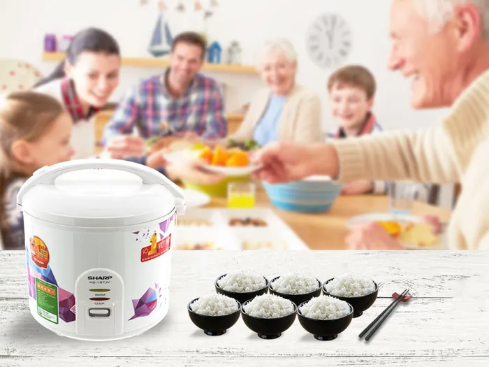 Nồi cơm điện Sharp 1.8 lít KS-18TJV