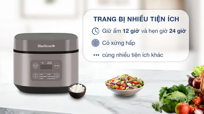 Nồi cơm điện tử BlueStone 1.5 lít RCB-5946 - Tiện ích 
