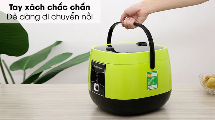 Tay xách - Nồi cơm nắp gài Kangaroo KG22R1 2.2 lít