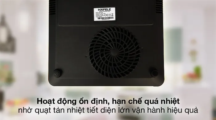 Tản nhiệt hiệu quả - Bếp từ đơn Hafele HSI-21FW (536.61.990)
