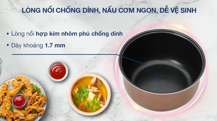 Nồi cơm điện tử BlueStone 1.5 lít RCB-5946 - Lòng nồi 