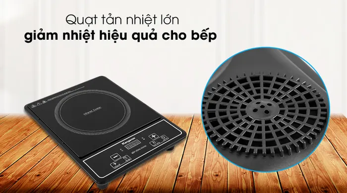 Bếp hồng ngoại Kangaroo KG20IFP1 - Quạt tản nhiệt lớn