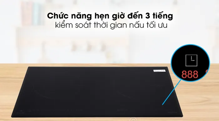 Bếp từ hồng ngoại Pramie 2105 - Hẹn giờ tới 3 tiếng giúp nấu các món hầm, cháo,.. thuận tiện