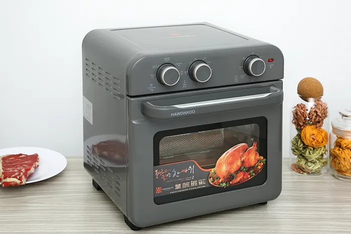 Lò chiên không dầu Hawonkoo AFH-180-GR 18 lít - Công nghệ, nhiệt độ, thời gian
