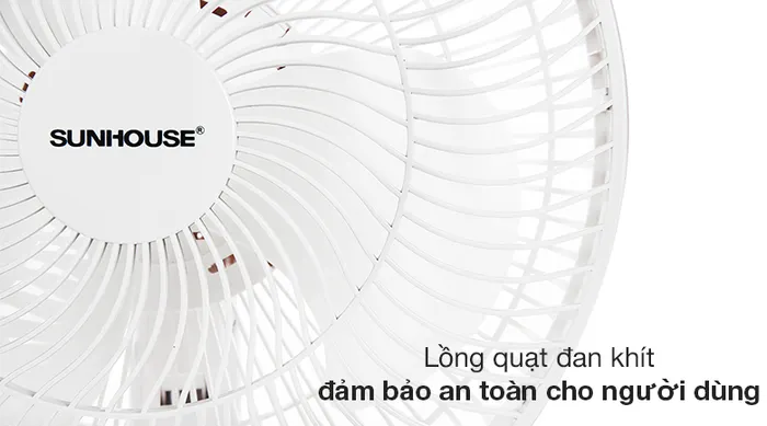 Lồng quạt - Quạt sạc điện Sunhouse SHD7115
