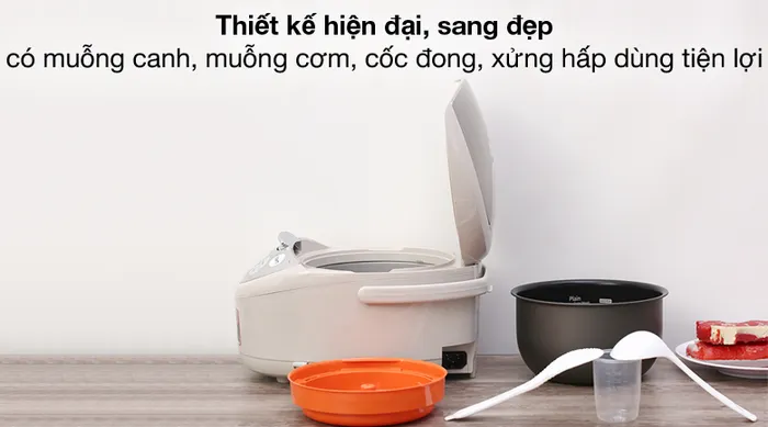Phụ kiện - Nồi cơm điện tử Tiger 1 lít JAX-S10W 