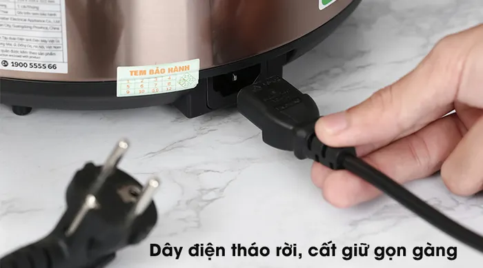 Dây điện của Nồi cơm điện tử Kangaroo 1.8 lít KG18DR6 