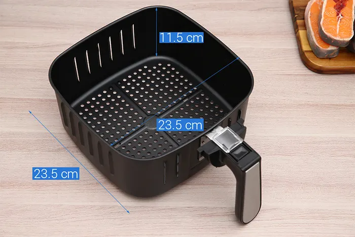 Nồi chiên không dầu Sunhouse SHD4062 5.5 lít - Dung tích sử dụng