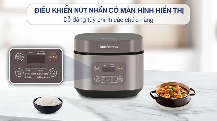 Nồi cơm điện tử BlueStone 1.5 lít RCB-5946 - Điều khiển