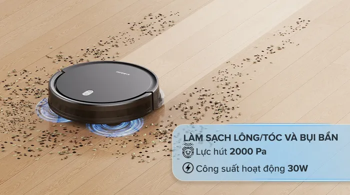 Robot hút bụi lau nhà Xiaomi E5 - Công suất