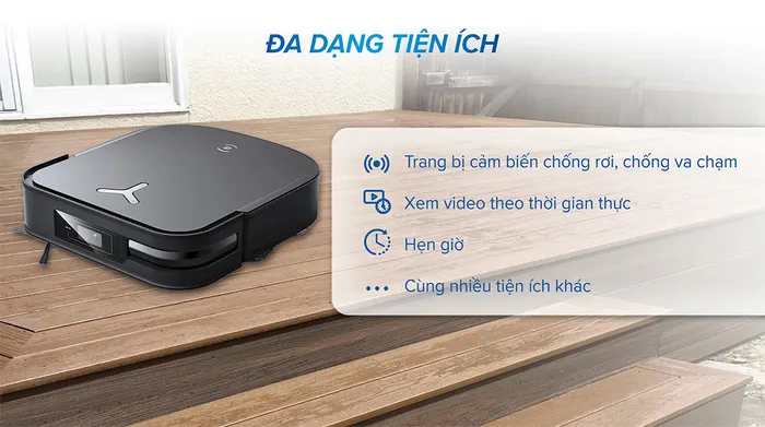 Tiện ích - Robot hút bụi lau nhà Ecovacs X2 Combo