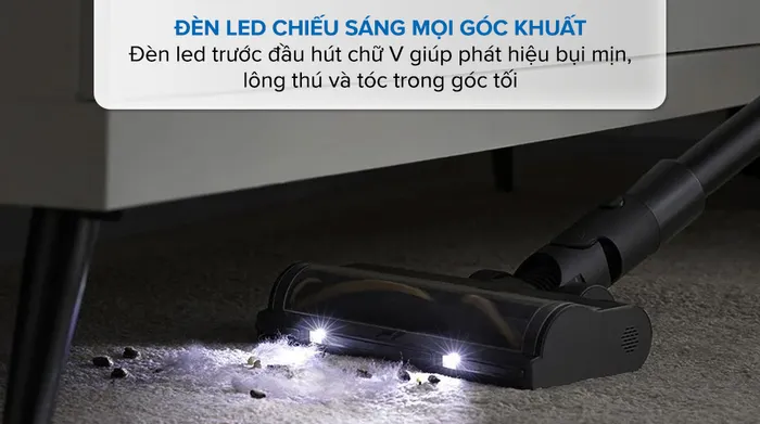 Đèn LED - Máy hút bụi không dây Dreame R10 Pro