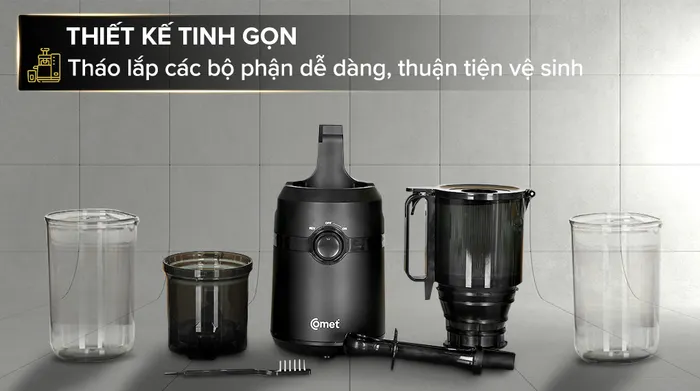 Máy ép chậm Comet CM9616 - Thiết kế
