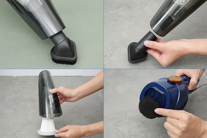 Máy hút bụi cầm tay Deerma DX118C Pro - Tiện ích